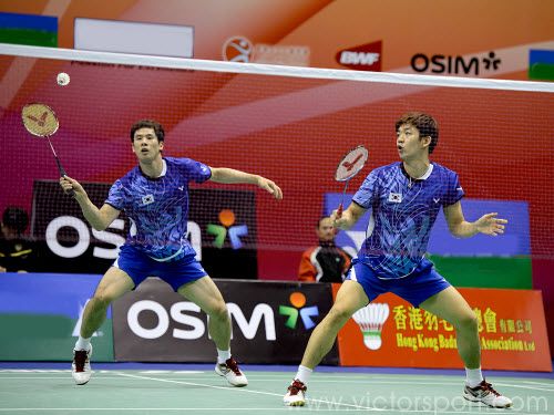 Ko Sung Hyun & Lee Yong Dae  in 2012 Hong Kong OPEN